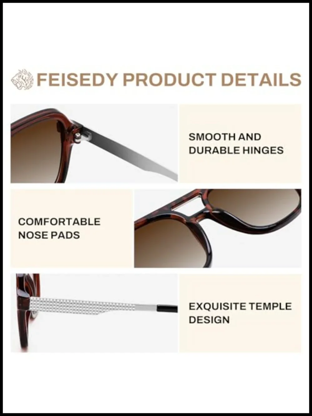 Classic Retro Aviator Sunglasses with UV400 Protection for Driving